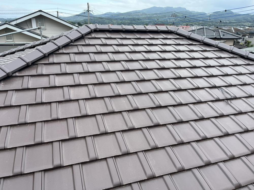 葺き替えを終えた瓦屋根
